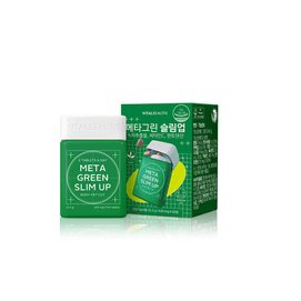 【韓國直郵】 韓國 VITALBEAUTIE Meta Green Slim Up綠茶兒茶素體脂管理片 30日裝+5日贈品