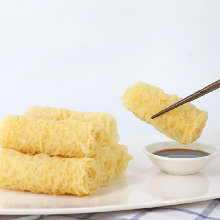 時樸黃金豆捲 腐皮捲 炸腐竹105g【火鍋麻辣燙螺螄粉食材】 6