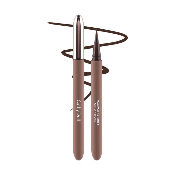 Maximal Eyeliner, 0.02fl.oz. #02 Sexy Brown - 0.1mm Needle Tip | Water/Sweat/Friction Proof