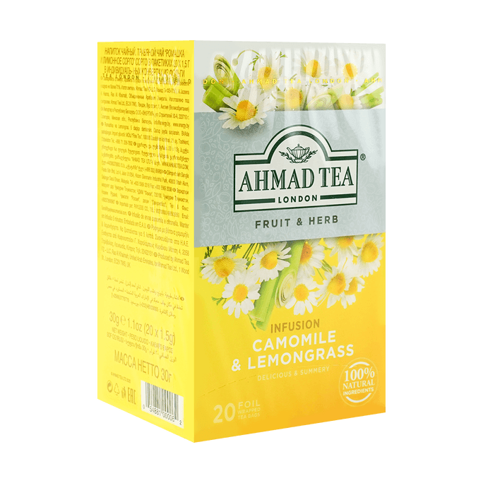 AHMAD Cammomile & Lemongass 20ct