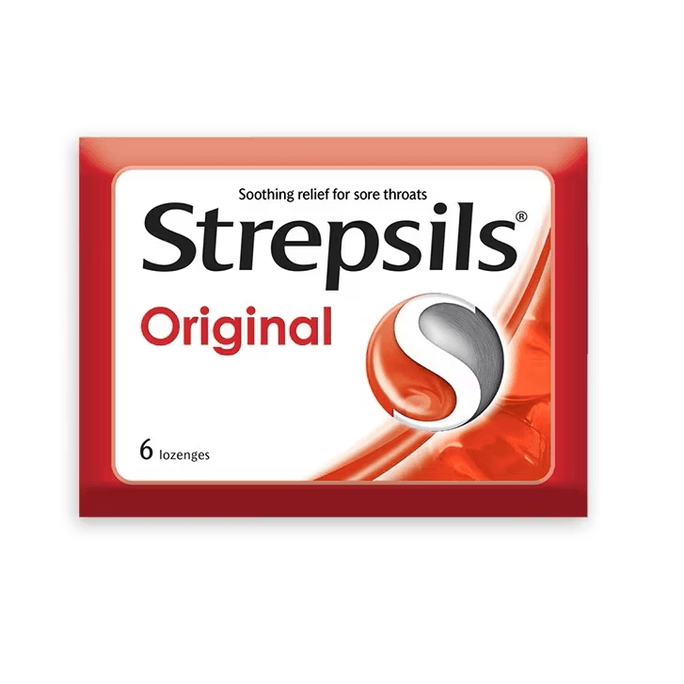 Strepsils Sore Throat Lozenges Original Flavor 6pcs