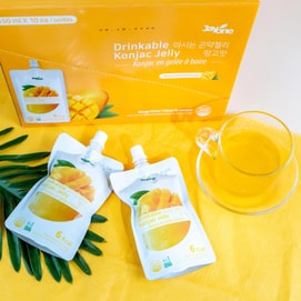 韩国JAYONE 低卡蒟蒻吸吸果冻 芒果口味 150ml*10包【0脂肪0蔗糖】【一包仅6Kcal!!】
