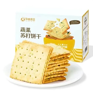 [중국 직배송] 알칼리성 오리지널 맛 소다 크래커 - 위산이 부족한 임산부에게 적합, 무설탕, 짭짤한 야채 소다 크래커 - 260g/상자