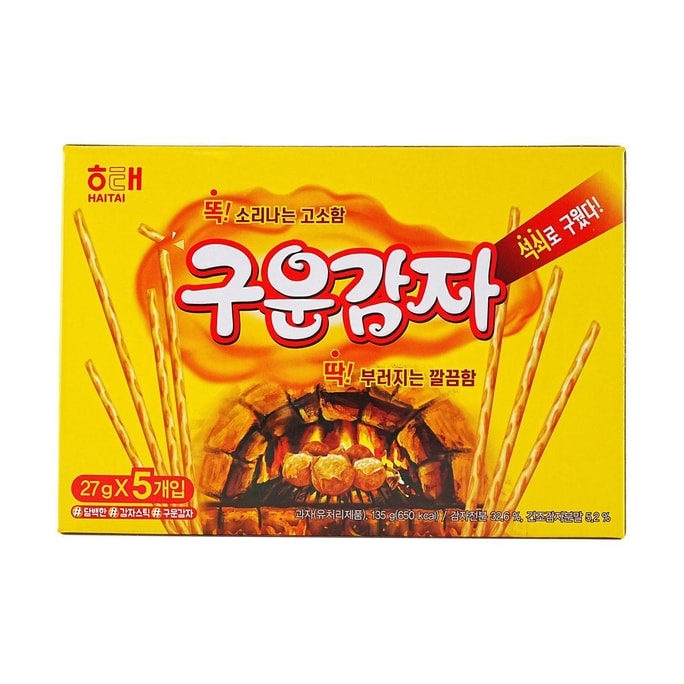 韩国HAITAI海太 香烤土豆脆棒 饼干 135g
