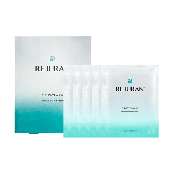 【香港直郵】 韓國 REJURAN 水光回春面膜 40ml*5片 深海修護 強韌肌源 補水抗皺緊緻 收縮毛孔 韓國院線專用