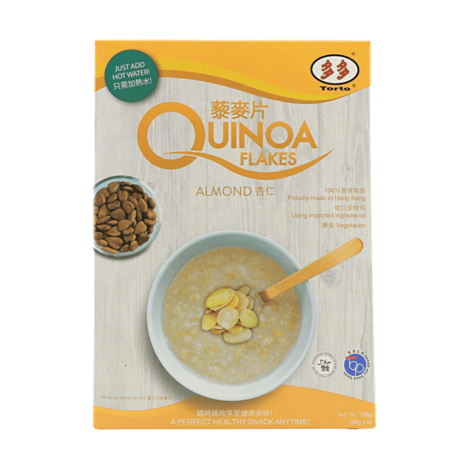 아몬드 퀴노아 플레이크 0.99oz*6팩【즉석】【채식】