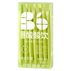 [중국 직배송] 10월 크리스탈린 마미 레몬 자몽 사워 음료, 임신 중 및 입덧에 좋은 임산부용 비타민 C 보충제, 무지방 과일차, 252g*1상자