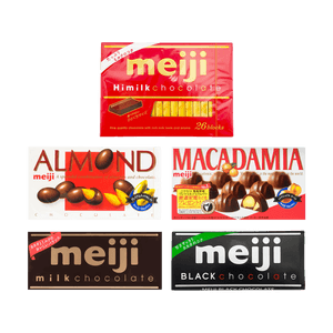 Meiji Milk+Dark Chocolate+Milk+Macadamia Chocolate+Almond Chocolate 12.77 oz