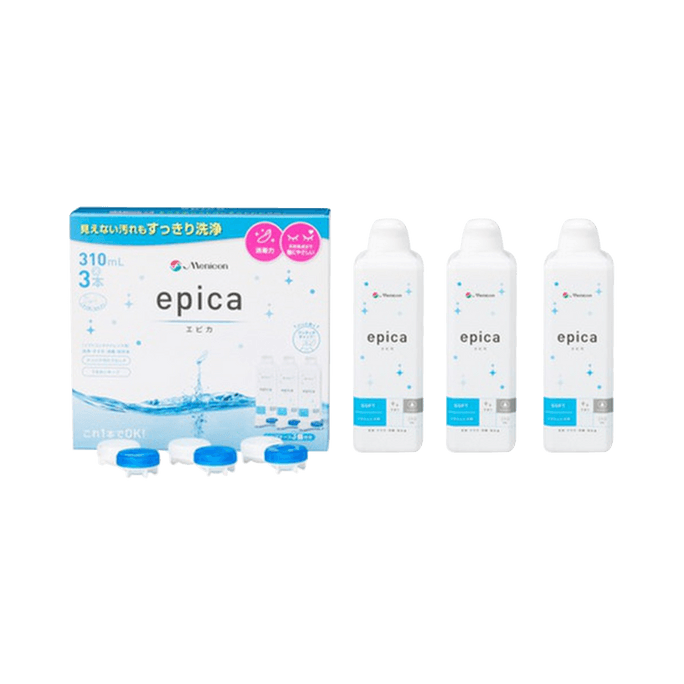 メニコンコンタクトレンズ洗浄液 310ml×3本