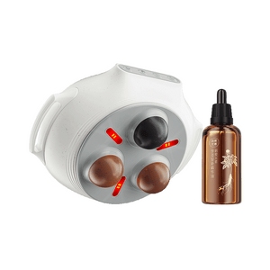 【中国直送】Xiaomi Youpin Keai Elements 小型玄湖扁石腹部マッサージャー + 丸葉アンジェリカ精油 [肝鬱の緩和] 1本 (50ml)