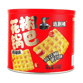 卧龙 花椒锅巴 麻辣味 210g