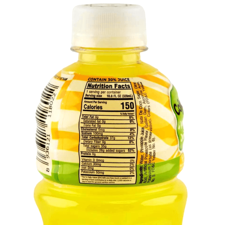 Pineapple Juice Drink with Nata De Coco 320ml 3