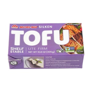 日本MORINAGA森永 MORI-NU SILKEN绢豆腐日本豆腐 低脂低卡款 308g【新老包装随机发】 【无添加无防腐剂天然健康】【不含麸质】