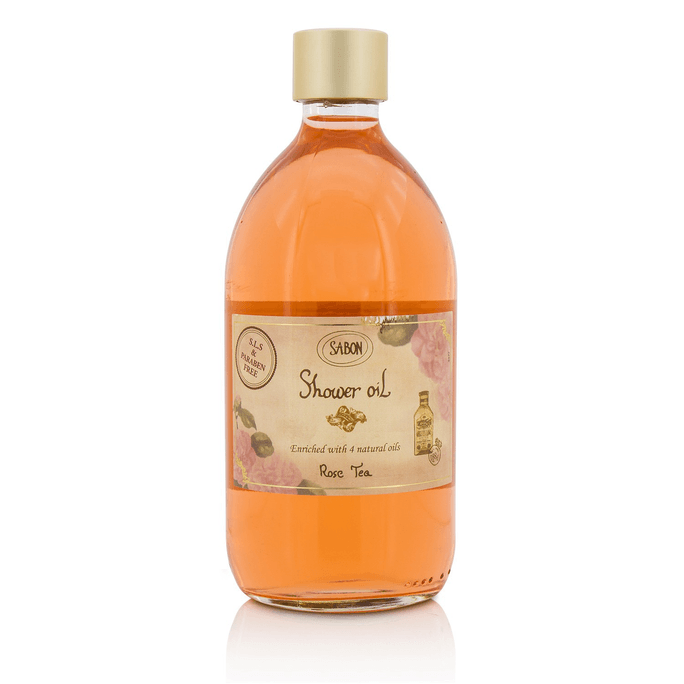 【香港直郵】Sabon薩邦 沐浴油 - 玫瑰茶 500ml/17.59oz (臨期促銷)