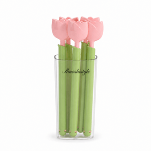 Snack Sealing Clip Sealed Fresh-Keeping Kitchen Household Magnetic Refrigerator Sticker Decoration - Pink -5 Piece