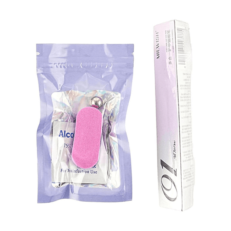 Nail Care Cat Eye Pen, 7in-1nail Art Pen, #Golden Brown Amber 3