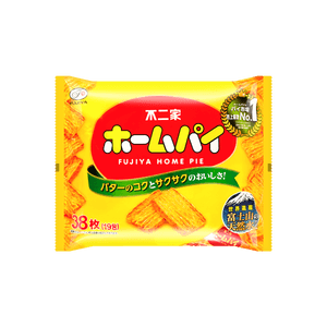 日本FUJIYA不二家 家庭千层派 香浓黄油千层酥饼干 38枚 180g