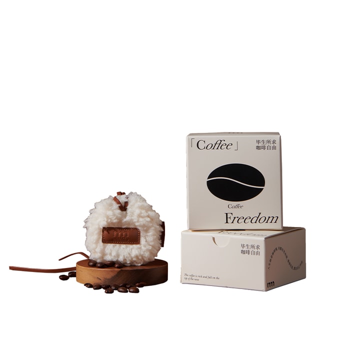 Coffee Free Lambswool Car Air Freshener Hanging Ornament 47g