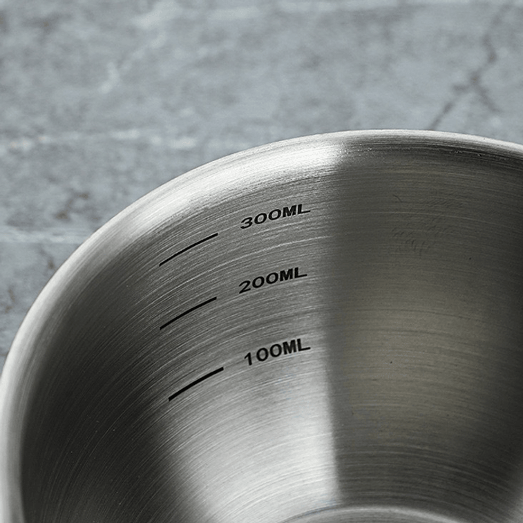 Stainless Steel Mini Multifunctional Frying Pan Hot Oil Drizzle Oil Hot Chocolate Hot Milk Magic Pan 200ML 3