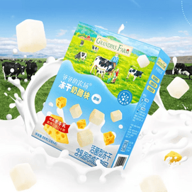 Freeze-Dried Cheese Cubes, Ready-to-Eat Cheese Snacks, No Added Cheese Cubes, Original Flavor, 0.71 oz