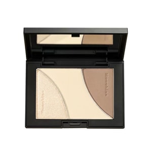 Tri-Color Contour Palette Matte & Shimmer Dual-Ended Highlighter 01 9g/Case