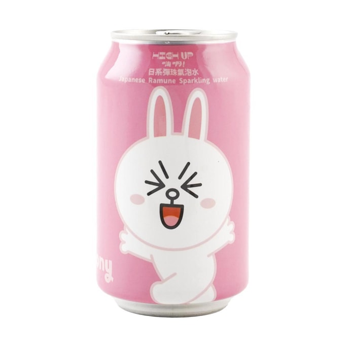 Linefriends Japanese Ramune,Sparkling Water,11.16 fl oz