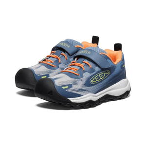 KEEN Kids Wanduro Speed Hiking Shoe Vintage Indigo/Tangerine US J4