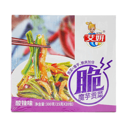 Konjac Konjac with Pickled Vegetables, Sour and Spicy Flavor 10.6 oz