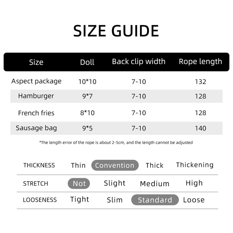 【선물】HSPM 새롭고 귀여운 창의적인 인형 휴대폰 클립 크로스바디 휴대폰 체인 연장 로프 범용 휴대폰 케이스 DIY 수제 소시지 가방 인형 클립 + 진갈색 긴 로프 3