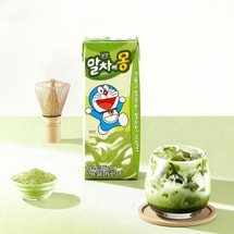 Matcha Flavored Milk 6.42 fl oz【Doraemon Special Package】