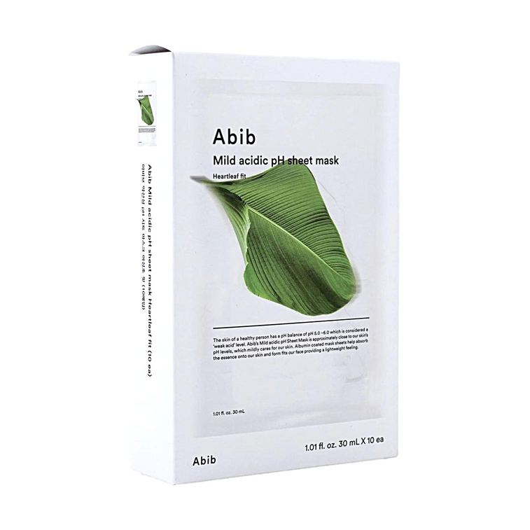 韓國ABIB阿彼芙 小綠葉弱酸魚腥草面膜 植物萃取 10片入 鎮定舒緩 維穩修護 降溫去紅 改善泛紅 長效保濕 清爽不黏膩 敏感肌可用 4