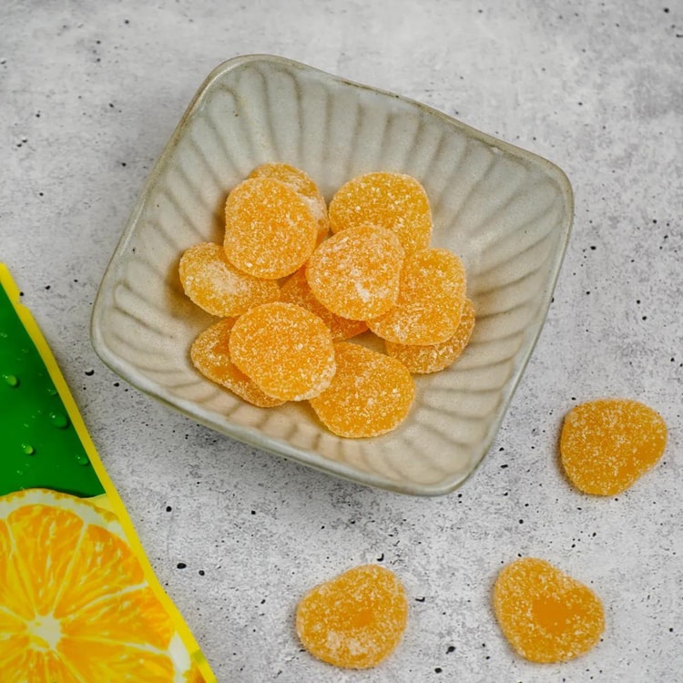 KANRO Kanro Pure Gummy Candy, Lemon Flavor,Sour Powder ,1.97 oz