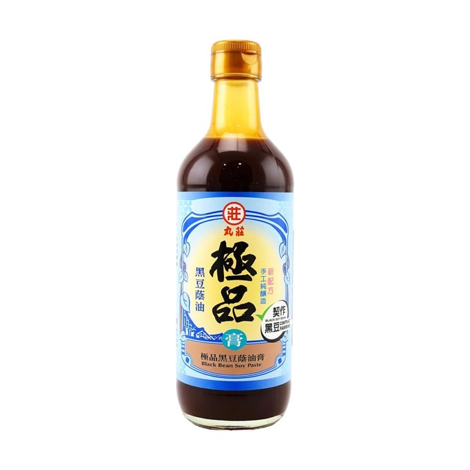 台灣丸莊 極品黑豆蔭油膏 550g【風味甘甜 適合紅燒滷肉飯燉菜等】