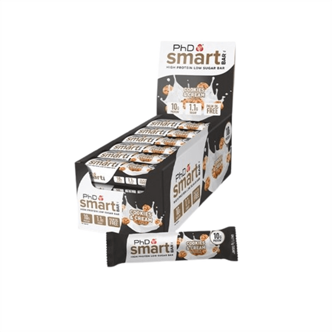 Smart Choice Mini Protein Bar Fitness Filling Meal Replacement Snack Energy Bar Cream Cookie Flavor 32g*24 Pieces/box