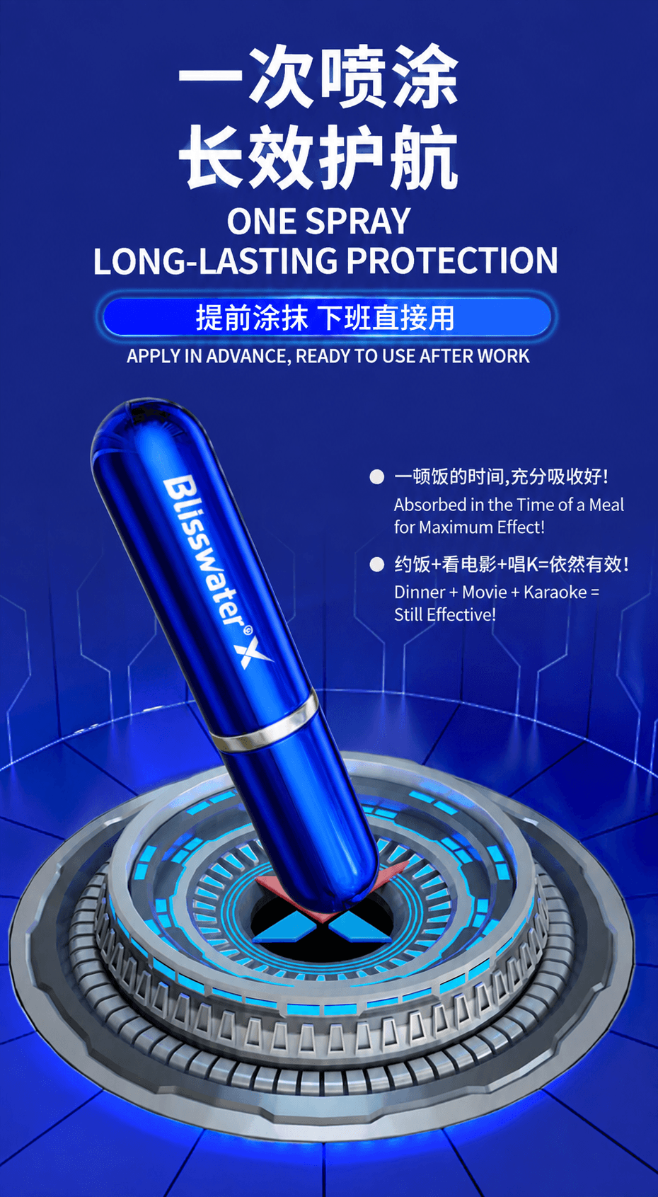 享久 官方店  男性延时喷剂 一代 6ml 无刺激配方 持久  纯植物萃取 男士成人用品 持久 不射 持久不射  亚米仓直发 1盒装