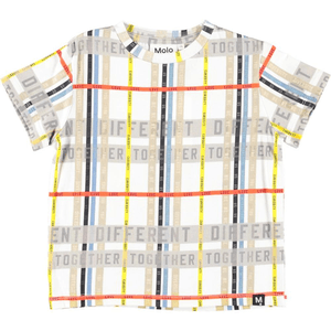 Molo Kids Boy's Roxo T-Shirts - Word Check 6Y