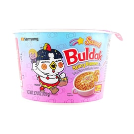 Sweet Buldak Spicy Ramen Noodles ,Spicy Chicken Artificial Flavor ,3.7 oz