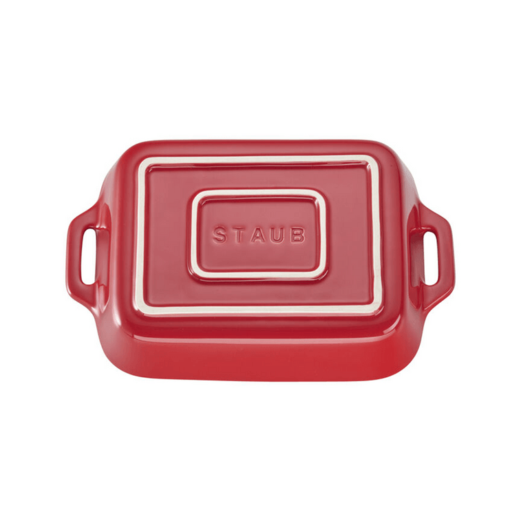 法国STAUB珐宝 混合烤盘烤碗  厨房餐具3件套 樱桃红 6