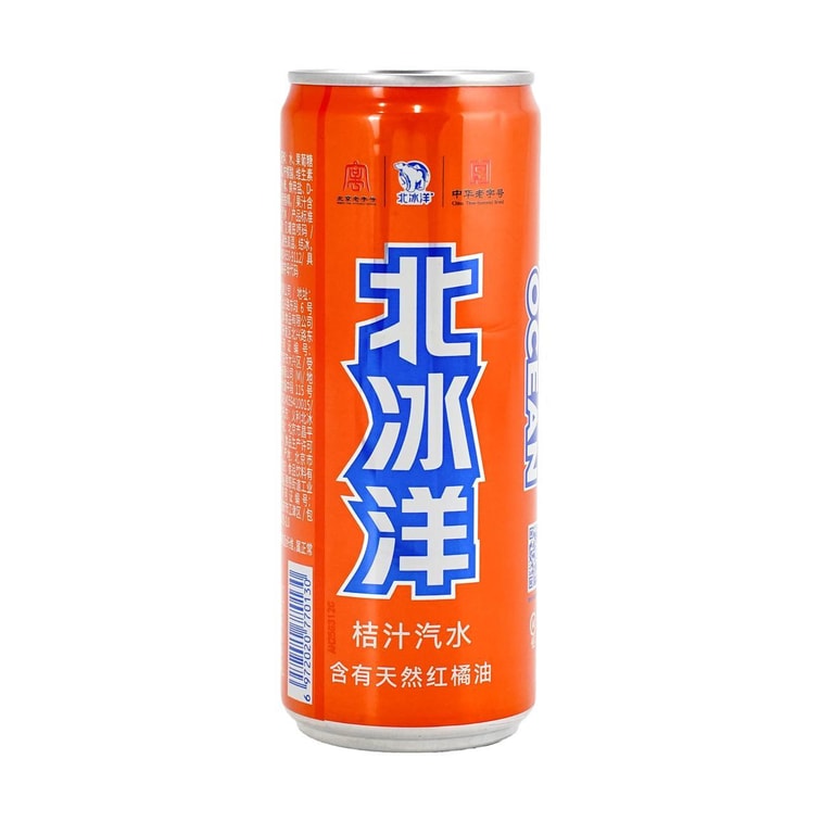 北冰洋 桔汁汽水 罐裝 330ml 老北京風味 4