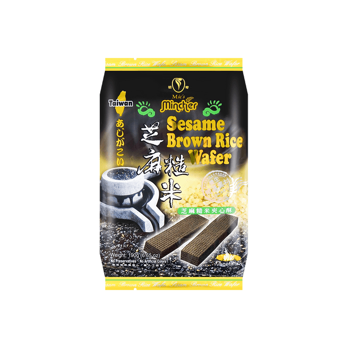Sesame Brown Rice Wafer 190g
