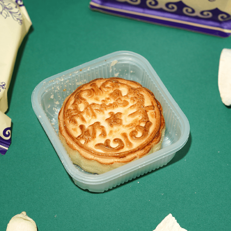 科爾沁思念 奶皮子月餅 乳酪餡餅糕點 4枚 350g【內蒙古特色】【奶香濃鬱】 4