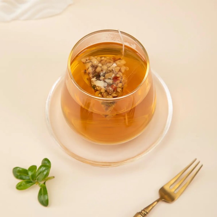 Double Ginseng & Tangerine Peel Vitality Tea, 0.2oz*10Bags - Boost Energy | Improve Fatigue【Hema Selection】 4