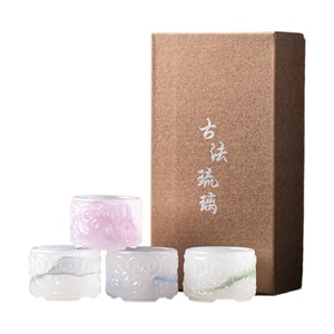 Glass Tea Cup Gift Box Set: Flower Tea Fruit Wine Glasses Clear Wine Glasses And Tasting Wine Glasses 1Set