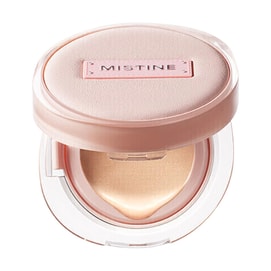 泰国MISTINE蜜丝婷 暹罗气垫BB霜 雾光精华气垫粉霜 遮瑕保湿 12h长效持妆 通透柔光 13g 附赠替换装 #LF100S 透亮瓷白 混合皮【自由限定 柔光桃花妆】