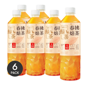 Roasted Green Tea, 16.91 fl oz *6【6 Packs】【0 Sugar 0 Fat  0 Calories】