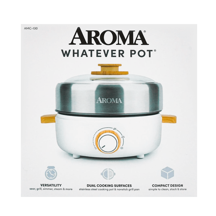 Aroma 高端火锅烤肉多功能料理锅 AMC-130 2.5L【全美超低价】【涮烤双全】 4
