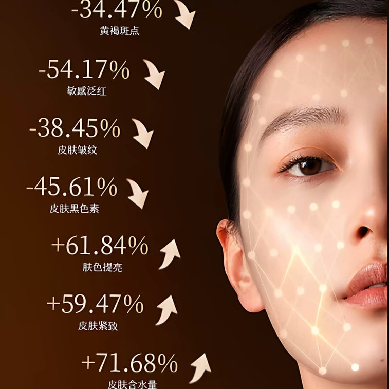 【中国直邮】 康佳 红蓝照光面罩 美容仪脸部家用大排灯院线专用光谱面膜光子嫩肤 尊金墨 1件