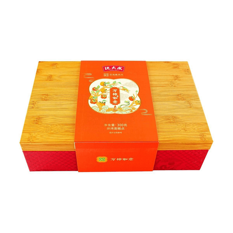 【先行販売】無数柿祝福ペストリーギフトボックス（カスタード6個、ティーセット、武夷烏龍茶10.58オンス入り） 4