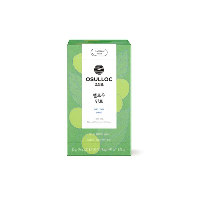 【Expédition directe de Corée】 Thé à la menthe Osulloc 20 sachets