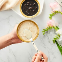 Black and White Dual Nourishment Soup, 17.78oz 【Mulberry Five Black Sesame Paste + Soy Milk Konjac Rice Oat Soup】